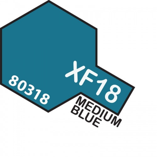 Tamiya Enamel XF-18 MEDIUM BLUE
