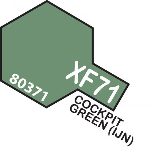 Tamiya Enamel XF-71 COCKPIT GREEN (IJN)