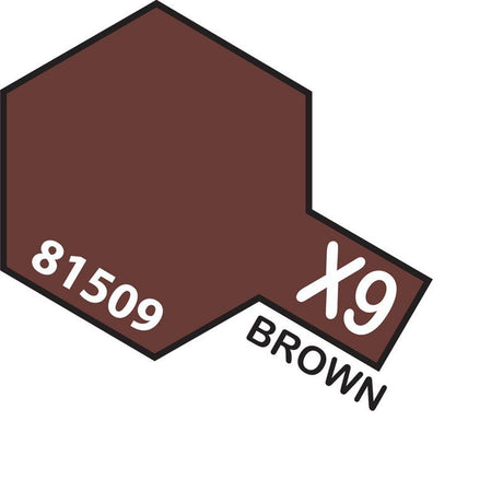 TAMIYA ACRYLIC MINI X-9 BROWN 