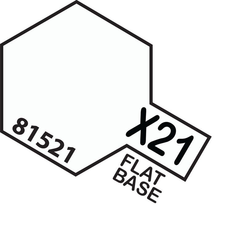 TAMIYA ACRYLIC MINI X-21 FLAT BASE  