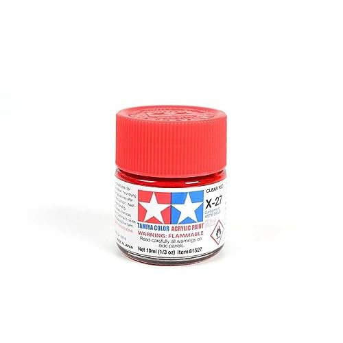 TAMIYA ACRYLIC MINI X-27 CLEAR RED MINI 