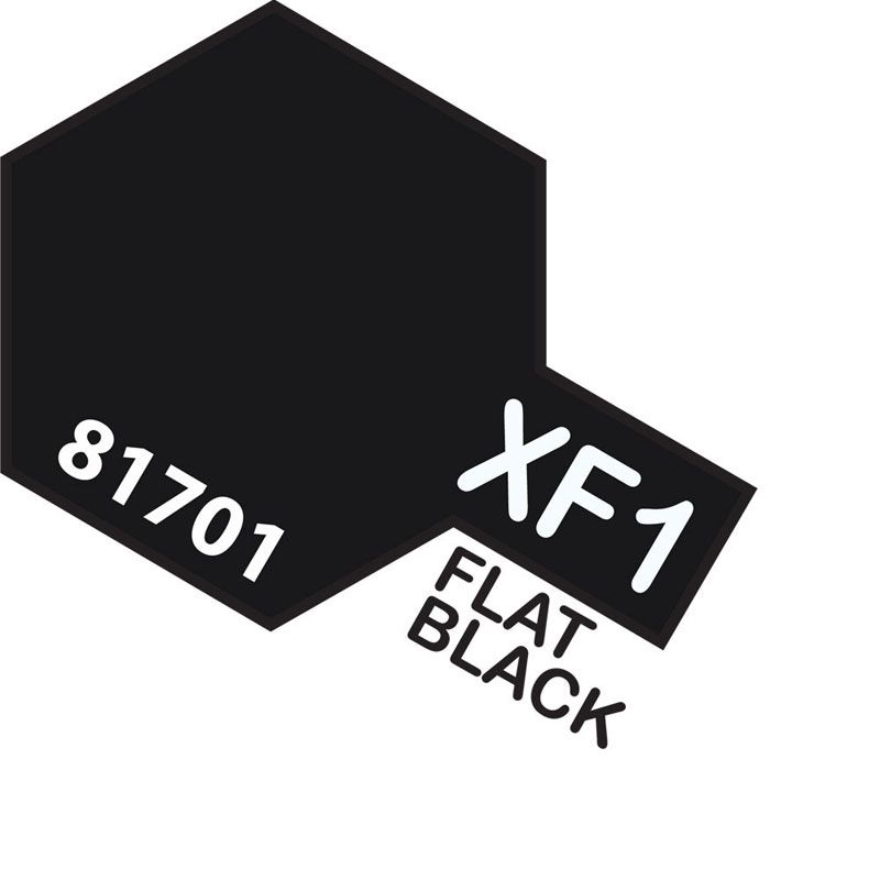TAMIYA XF-1 FLAT BLACK MINI ACRYLIC