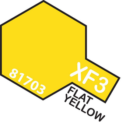 TAMIYA XF-3A FLAT YELLOW ACRYLIC