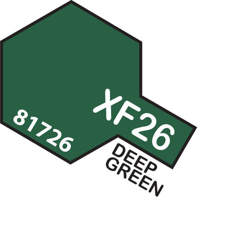 TAMIYA ACRYLIC MINI XF-26A DEEP GREEN 