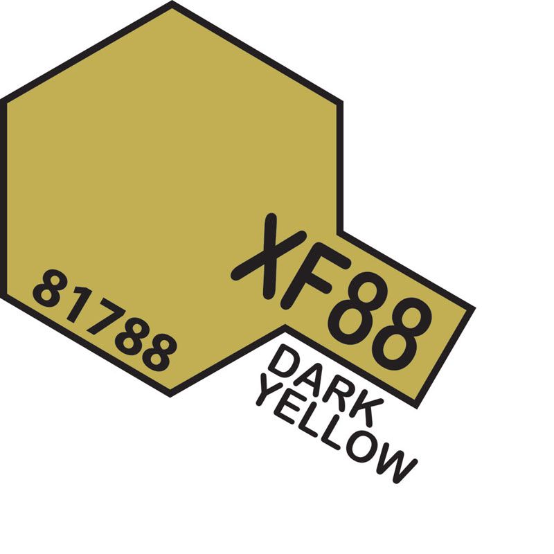 TAMIYA ACRYLIC XF-88A DARK YELLOW