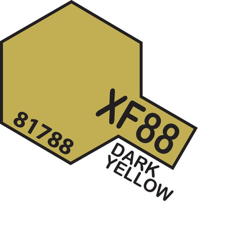 TAMIYA ACRYLIC XF-88A DARK YELLOW