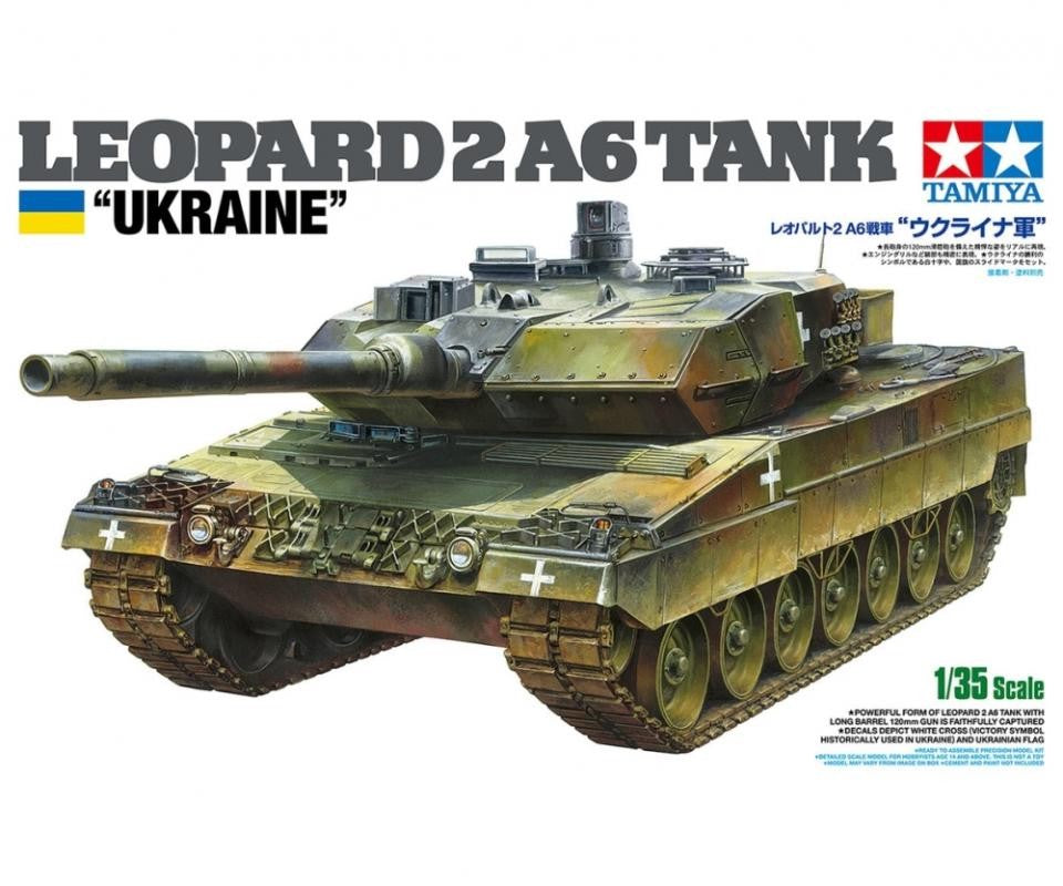Tamiya Leopard 2 A6 Ukraine 1/35