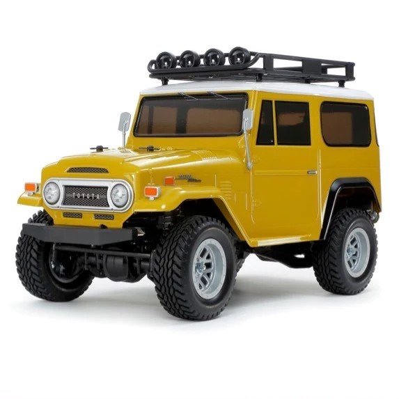 Tamiya Toyota Land Cruser 40 Yellow Painted CC-02