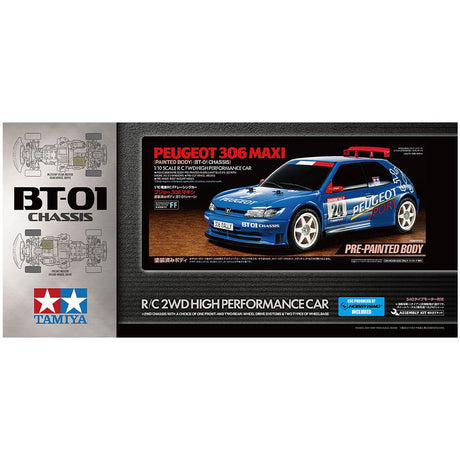 Tamiya Peugeot 306 Maxi (BT-01) Limited Edition Blue Painted Body