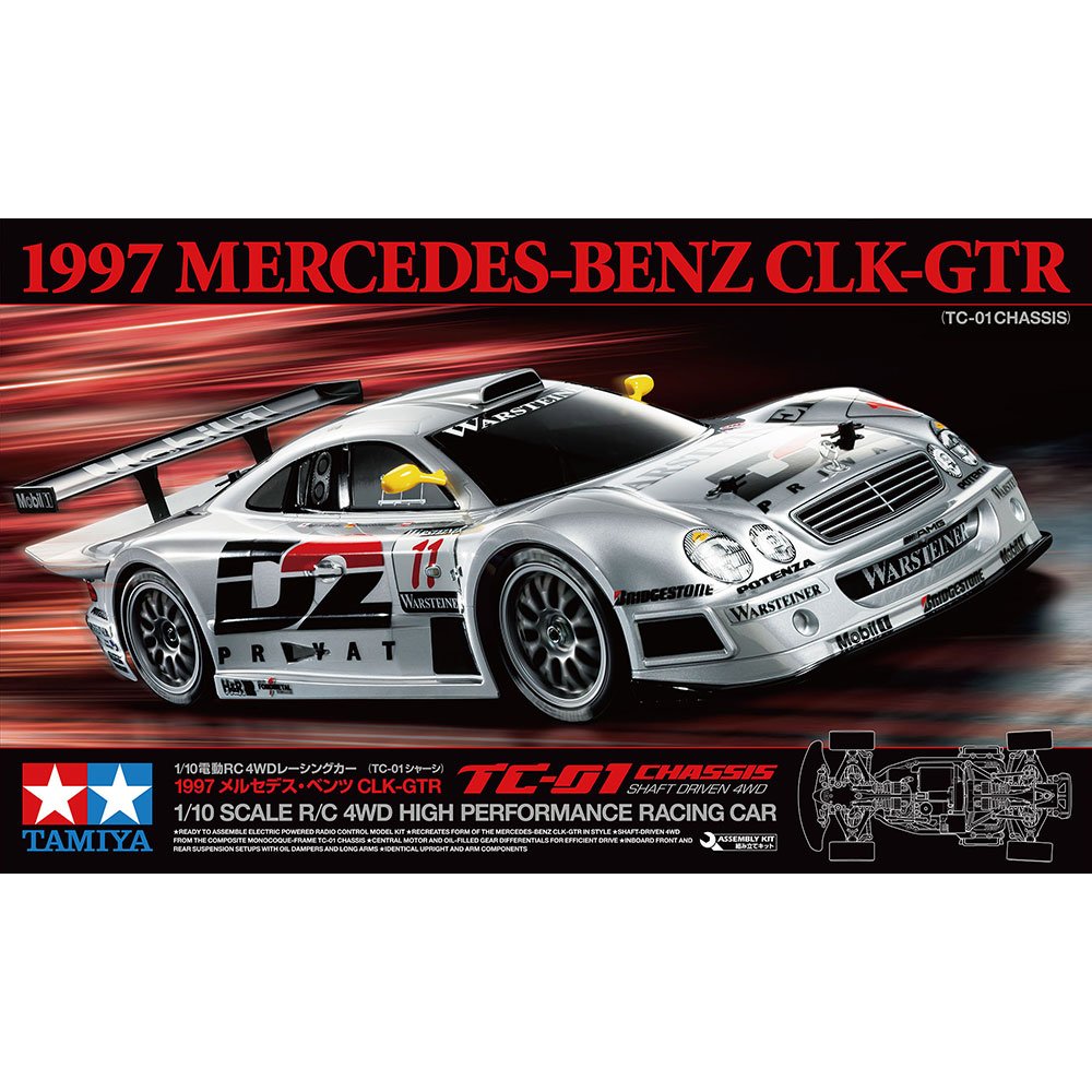 TAMIYA 1 10 RC 1997 MERCEDES BENZ CLK GRT TC 01