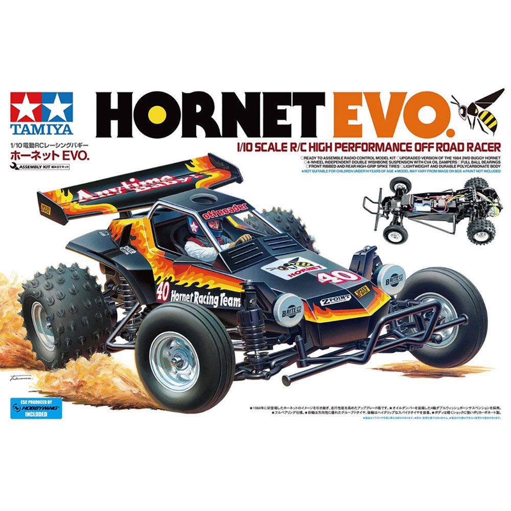 TAMIYA 1/10 HORNET EVO - RC OFF ROAD RACER