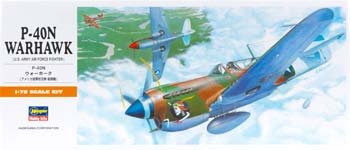 Hasegawa 1/72 P-40N Warhawk W/ Raaf Decals