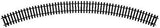 HORNBY 3RD RADIUS DOUBLE CURVE 45deg