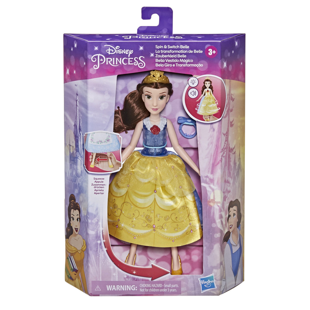 DISNEY PRINCESS SPIN & SWITCH - BELLE