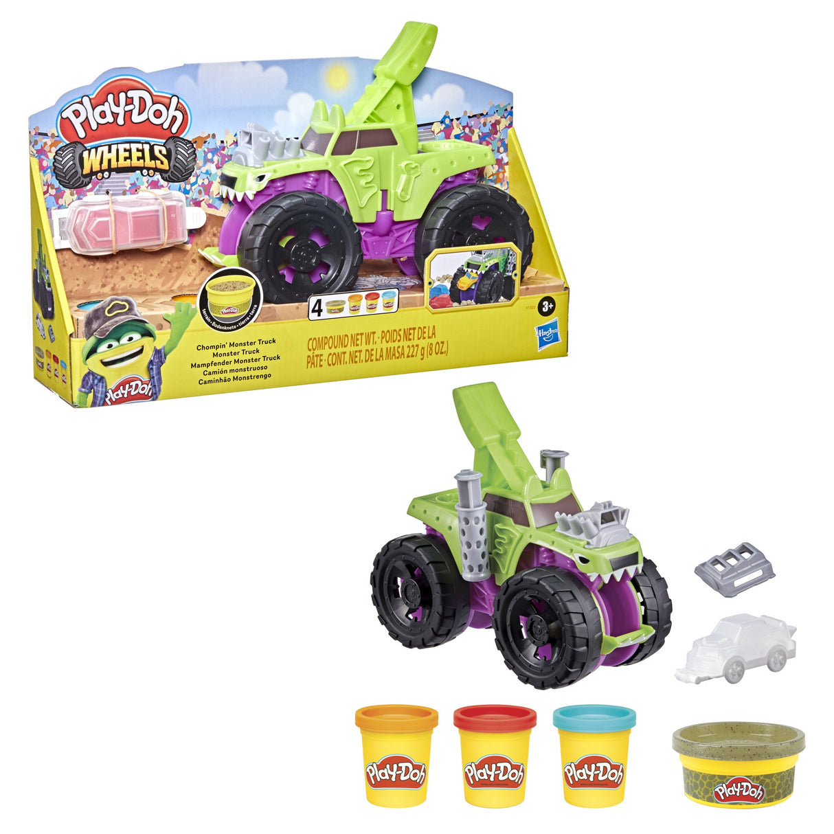 Play-doh Wheels Chompin Monster Truck