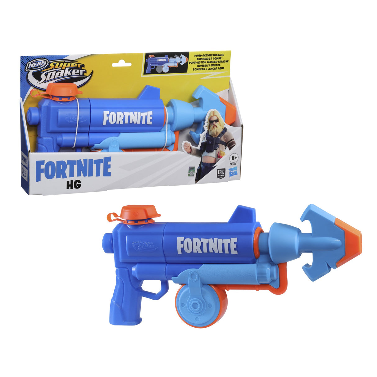 NERF SOAKER FORTNITE HG