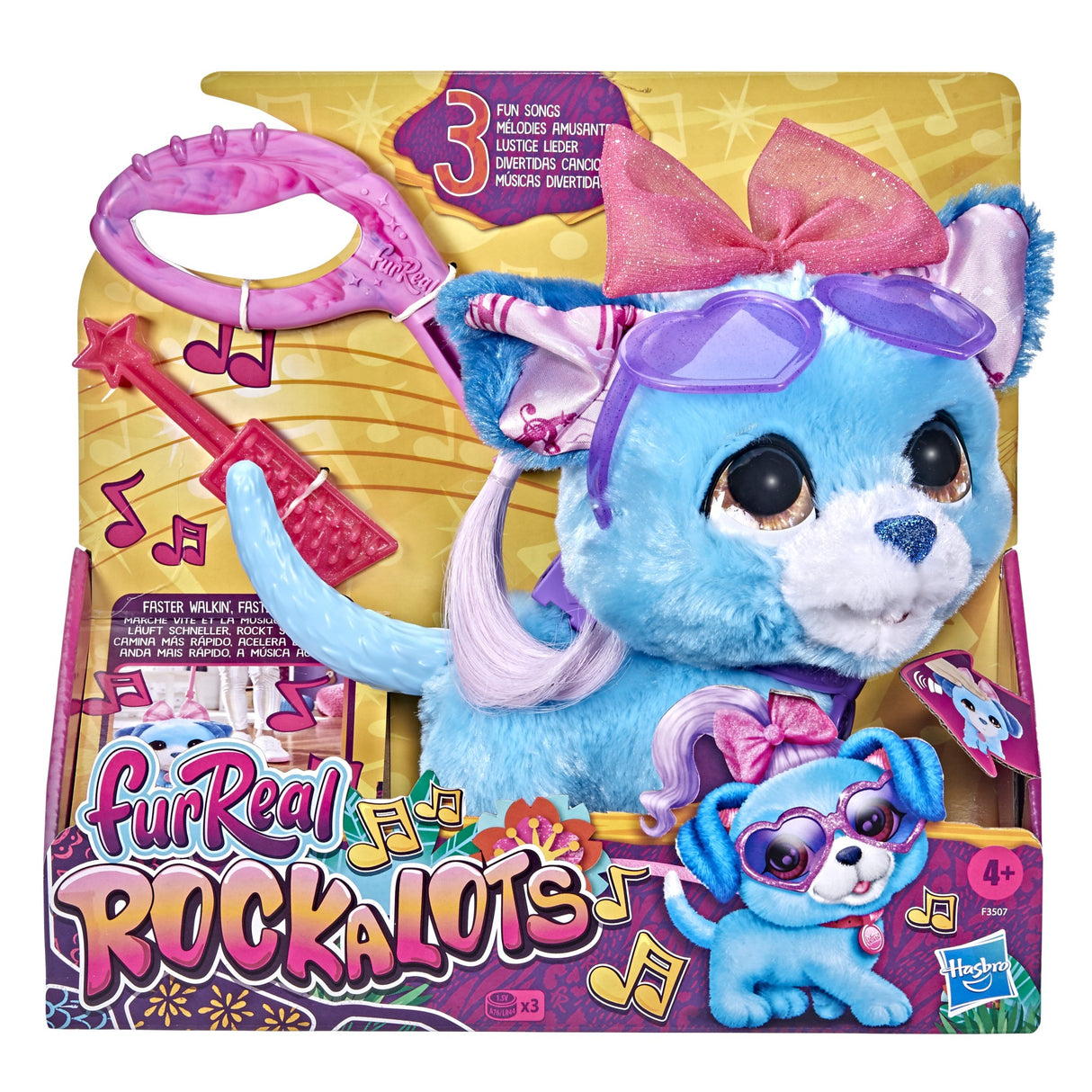 Furreal Friends Rockalots Musical Interactive Walking Puppy