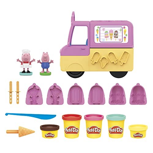 Play-Doh Peppa Ice Cream Playset with Ice Cream Truck