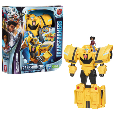 TRANSFORMERS EARTHSPARK SPIN CHANGER BUMBLEBEE & MO MALTO