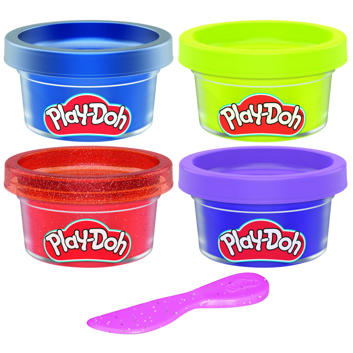 PLAY DOH SPARKLE MINI COLOR PACK AST - CREATURE