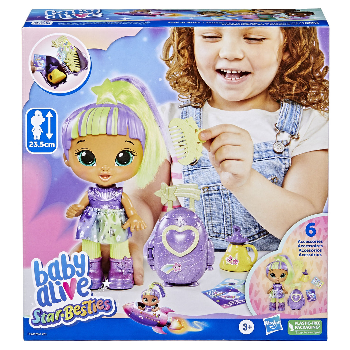 Baby Alive Star Besties Doll, Lovely Luna