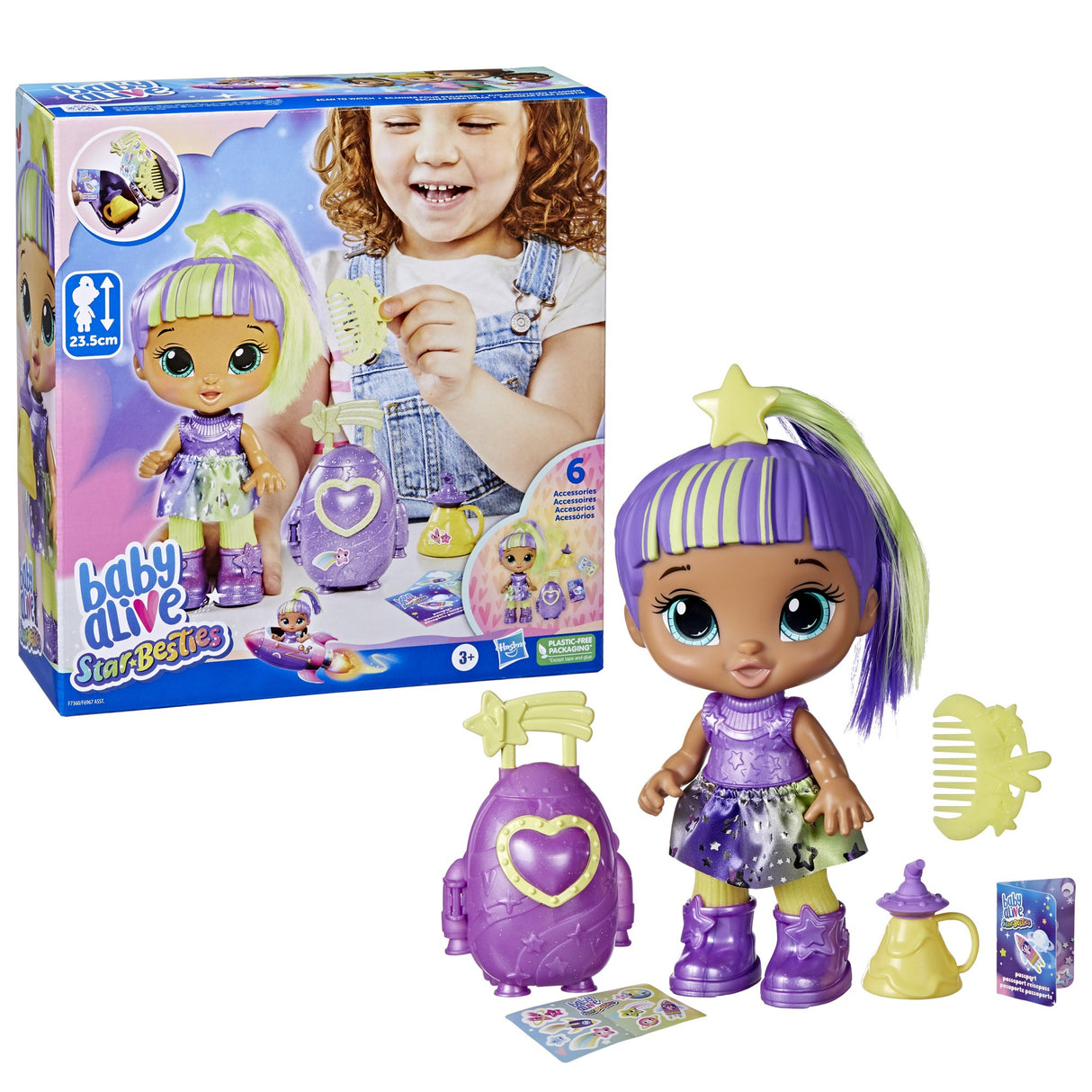 Baby Alive Star Besties Doll, Lovely Luna