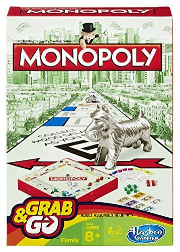 Grab & Go Games Assorted - Monopoly