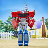 TRANSFORMERS EARTHSPARK SPIN CHANGER OPTIMUS PRIME & ROBBY MALTO