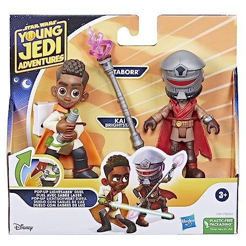 STAR WARS YOUNG JEDI POP UP LIGHTSABER DUEL - TABORR & KAI BRIGHTSTAR