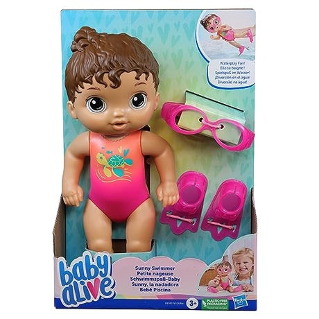 Baby Alive Sunny Swimmer Asst - Brunette