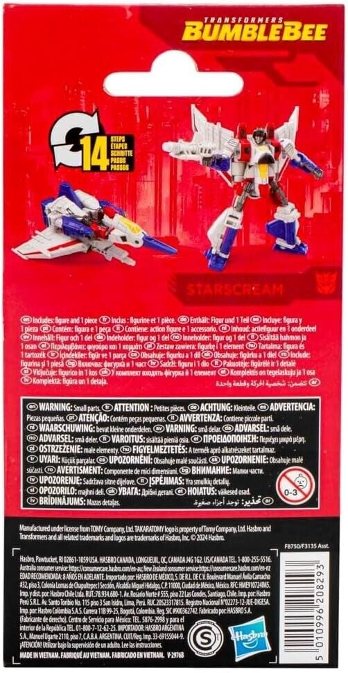 Transformers Studio Series Core Transformers: Bumblebee - Starscream