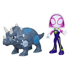 Spidey And Amazing Friends Marvel Dino-webs Ghost Spider And Rino Dino