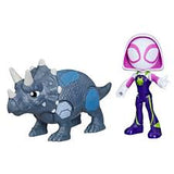 Spidey And Amazing Friends Marvel Dino-webs Ghost Spider And Rino Dino