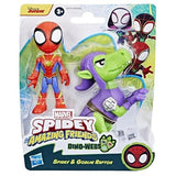 Spidey and Amazing Friends Marvel Dino-Webs Spidey and Goblin Raptor 