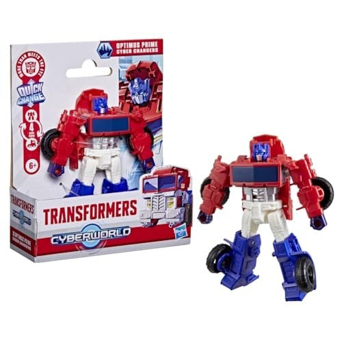 Transformers Cyberworld Cyber Changers Ast - OPTIMUS PRIME