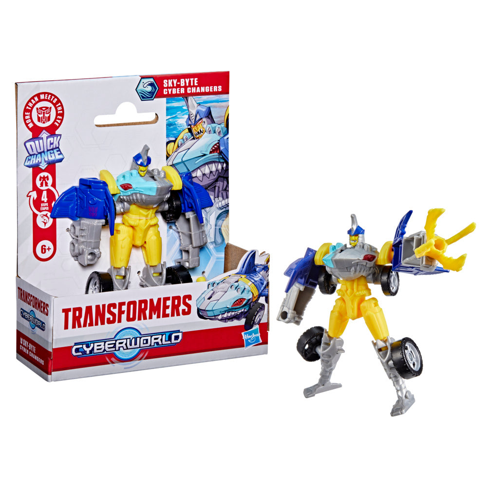 Transformers Cyberworld Cyber Changers Ast - SKY-BYTE