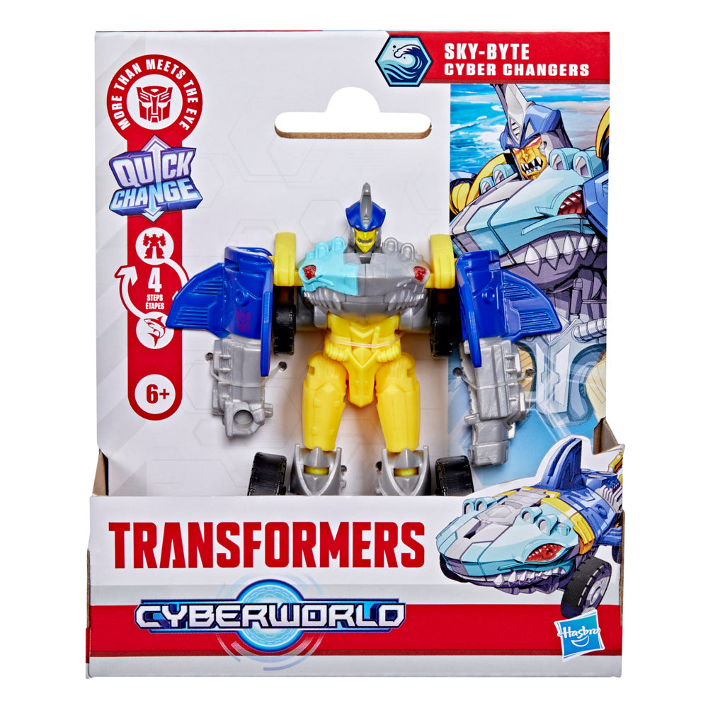 Transformers Cyberworld Cyber Changers Ast - SKY-BYTE