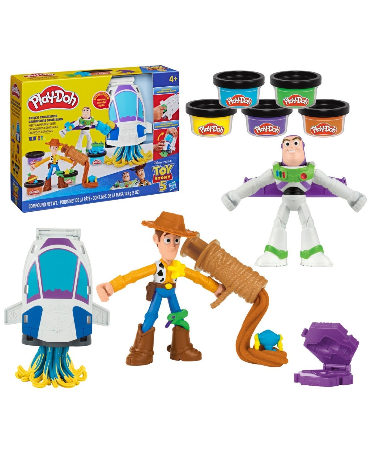 Play-Doh Disney Pixar Toy Story 5 Space Creations Playset