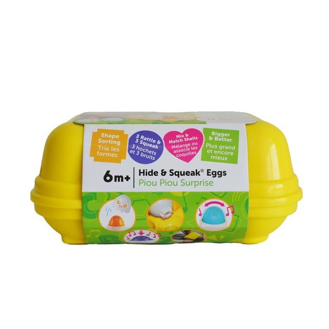 TOMY HIDE & SQUEAK EGGS