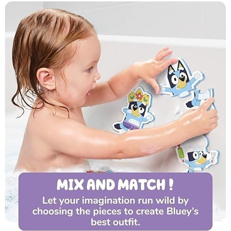 Tomy Toomies Bluey Bath Puzzle - Mix and Match 