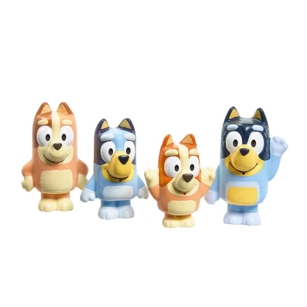 TOMY Toomies Bluey Family Bath Squirters 4 Pack
