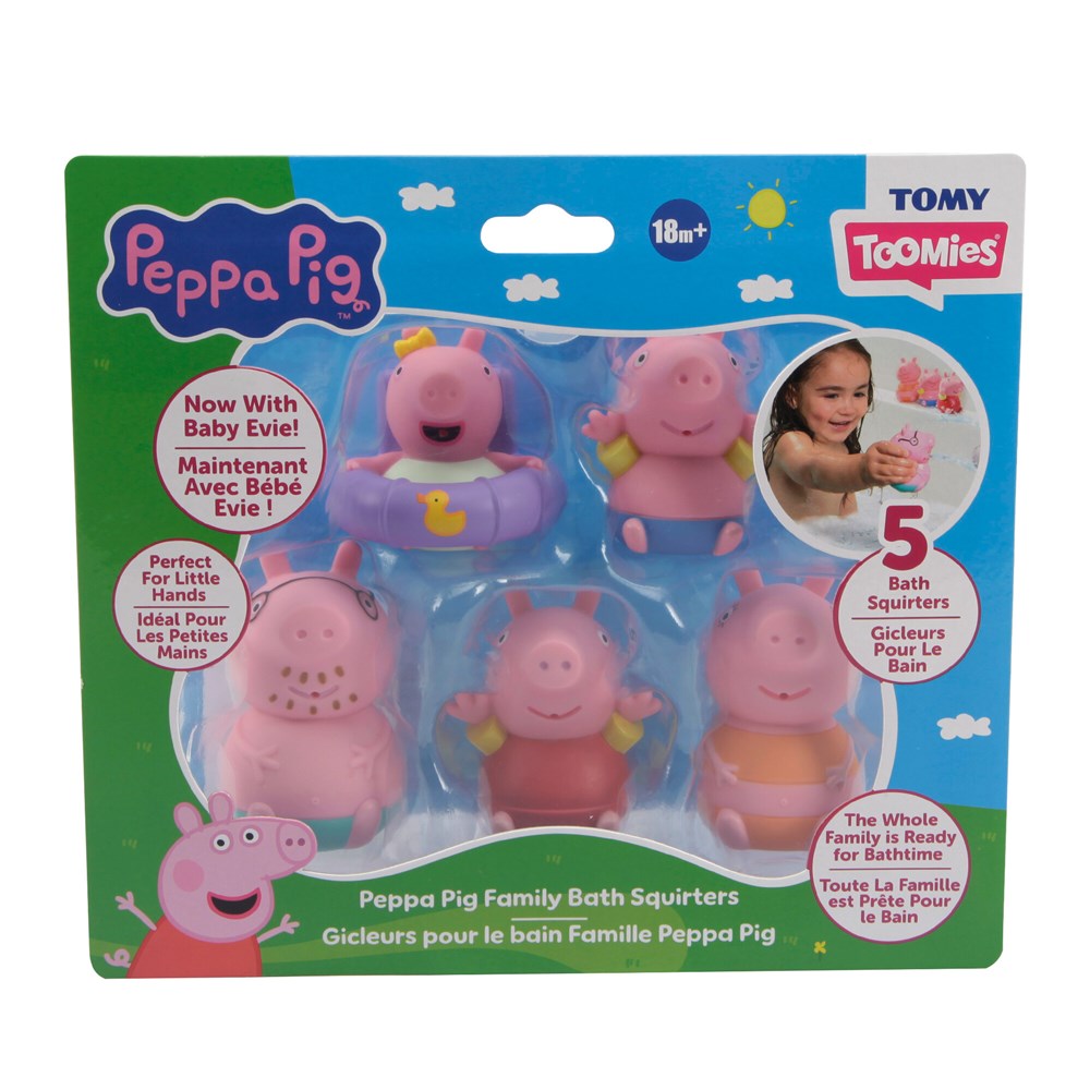 Peppa Family Bath Squirters 5Pk