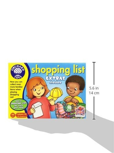 ORCHARD TOYS SHOPPING LIST BOOSTER - CLOTHES