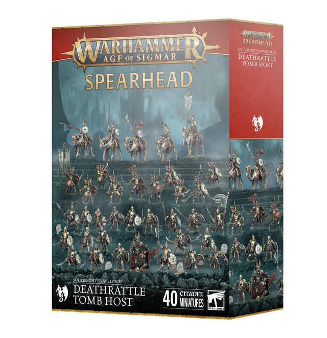Warhammer Age Of Sigmar Soulblight Gravelords Spearhead Deathrattle Tomb Host