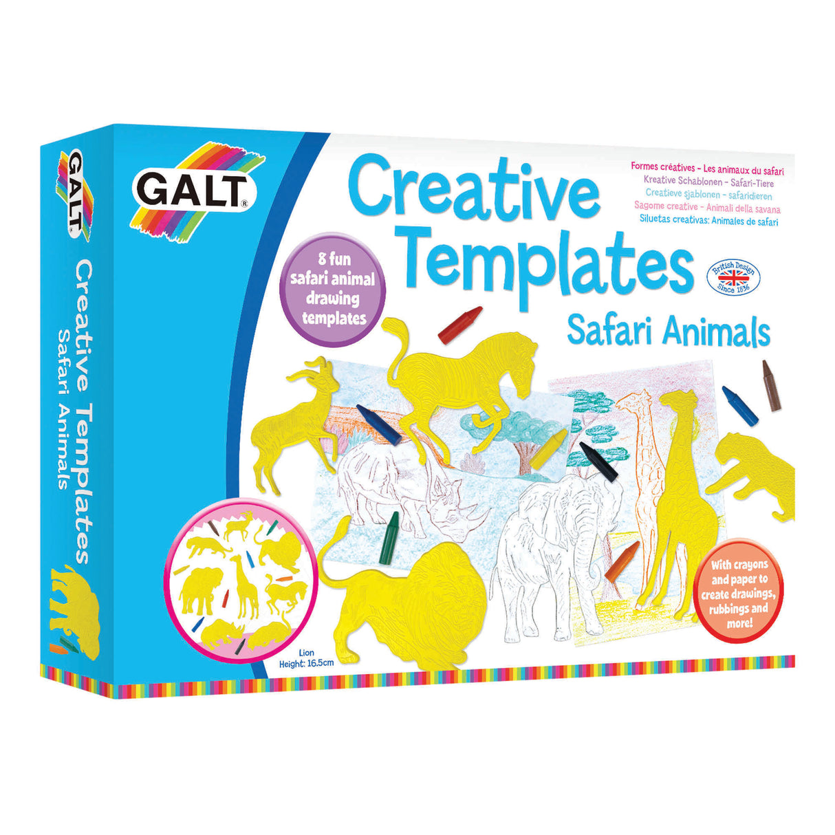 Galt Creative Templates Safari Animals