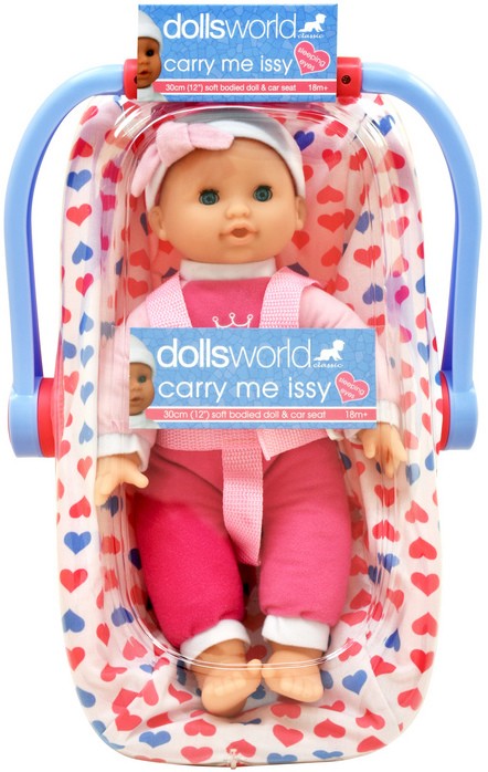 Dolls World Car Seat Carry Me Issy 30cm