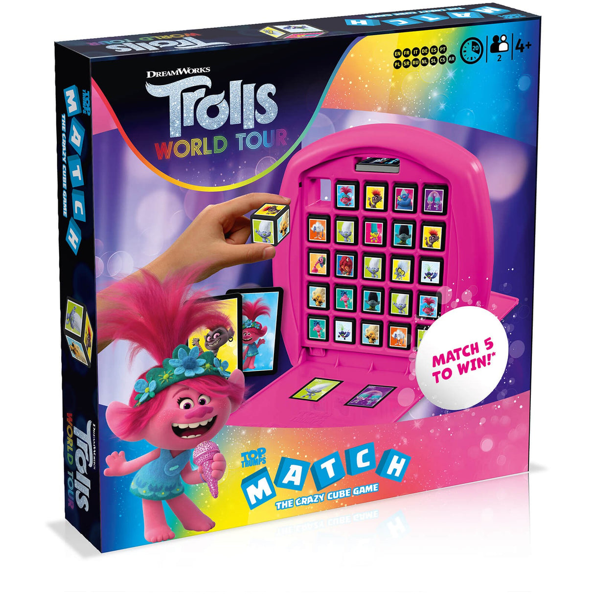 Top Trumps Game of Match Trolls World Tour Card Game