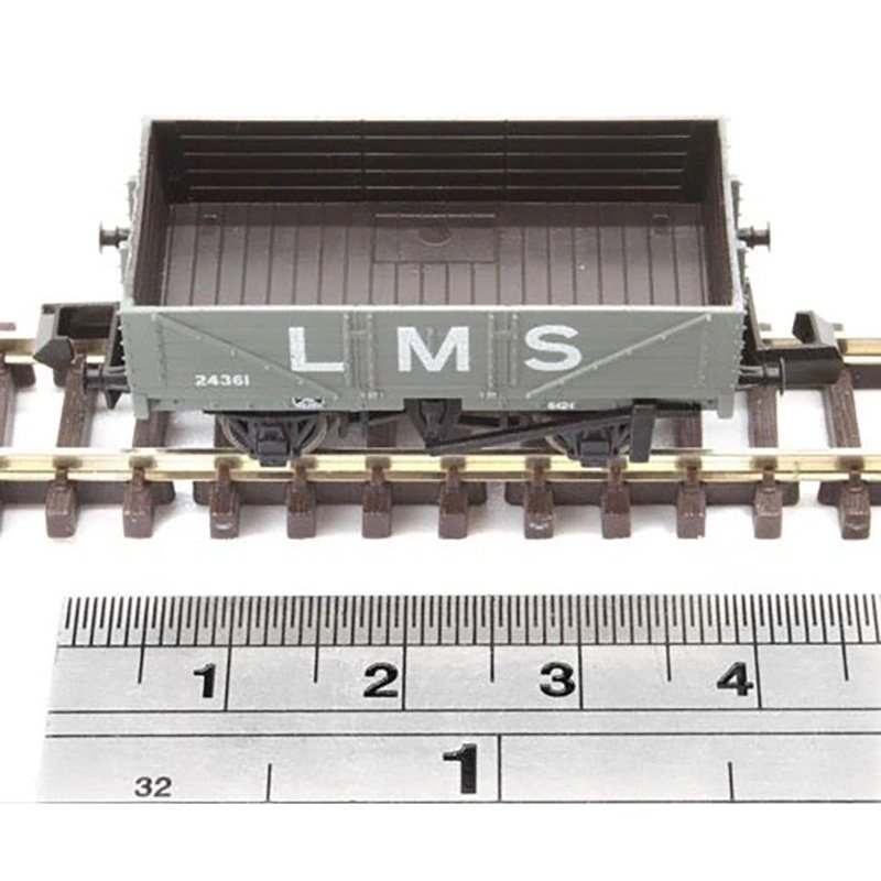 Peco N Rtr 9ft Plank Open Wagon Lms Grey
