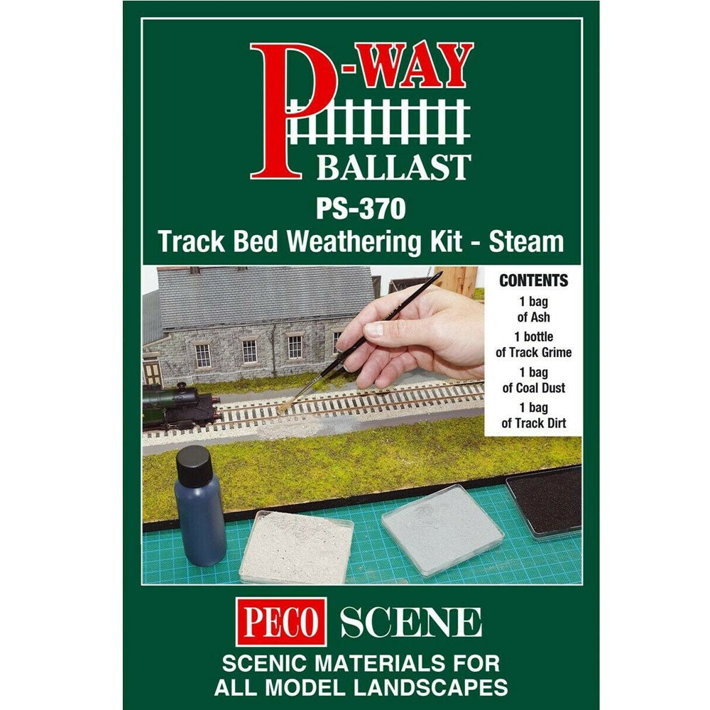 PECO TRACK BED WEATHERING KIT - STEAM
