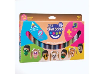 LITTLE BRIAN FACE PAINT STICKS CLASSIC 12PK